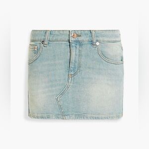 Retrofête Distressed Denim Mini Skirt Size: XS (US 2 / UK 6) NWT Made in Italy
